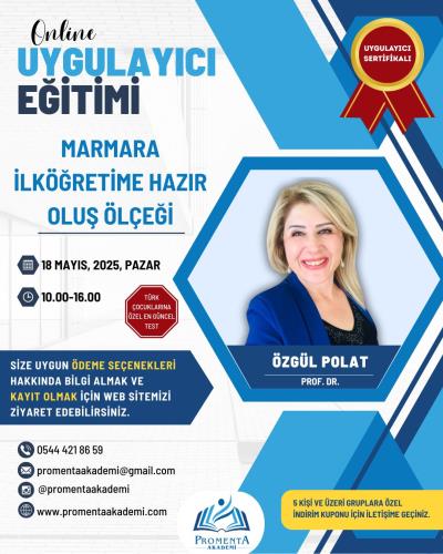 Marmara İlköğretime Hazır Oluş Ölçeği Eğitimi