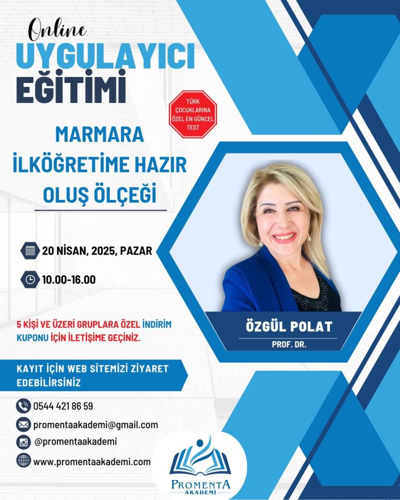 Nisan-Marmara İlköğretime Hazır Oluş Ölçeği Eğitimi
